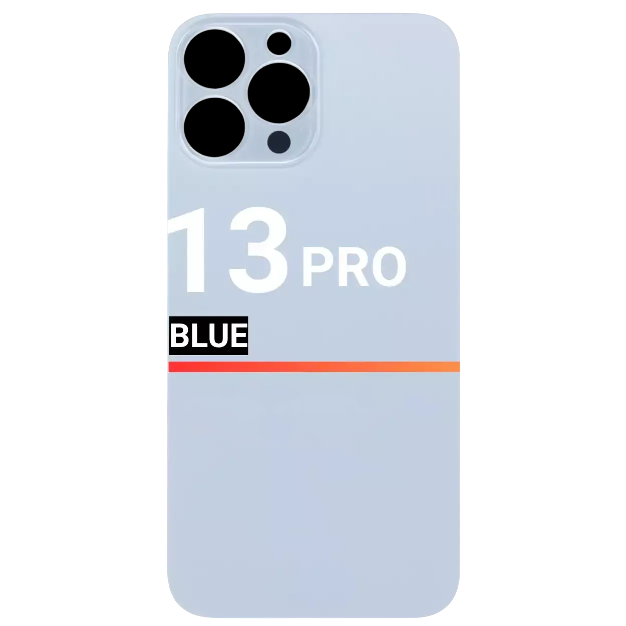 Back Glass Compatible For Apple iPhone 13 Pro (Pull) (Blue)