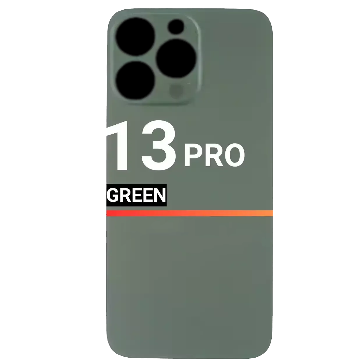 Back Glass Compatible For Apple iPhone 13 Pro (Pull) (Green)