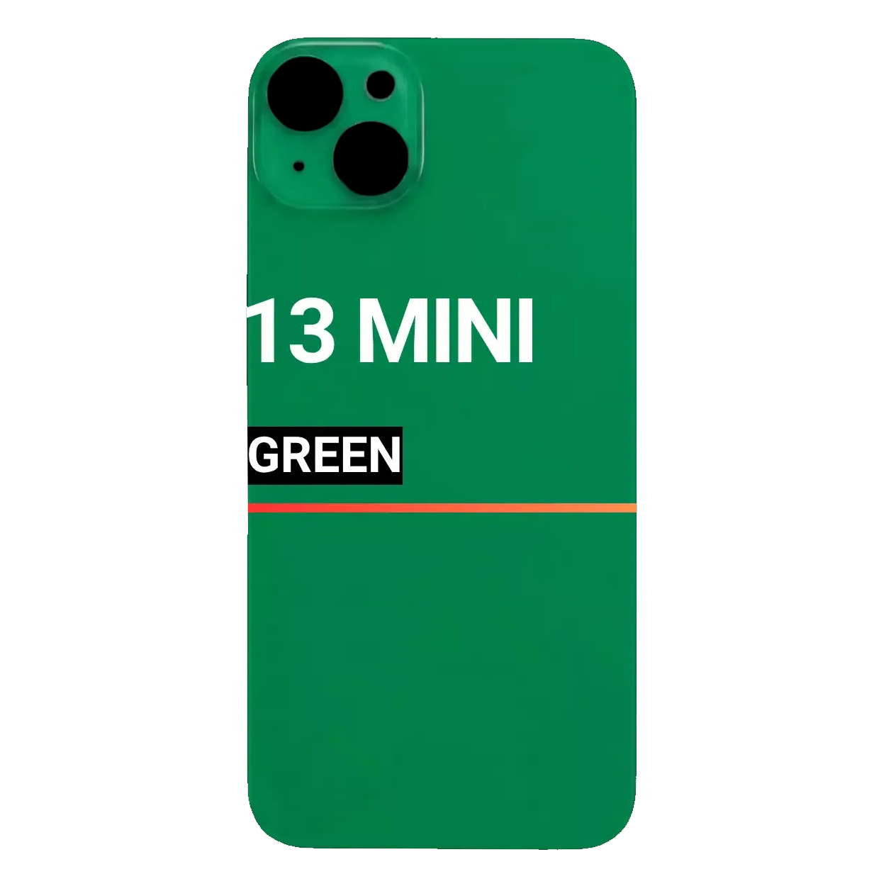 Back Glass Compatible For Apple iPhone 13 Mini (Pull) (Green)