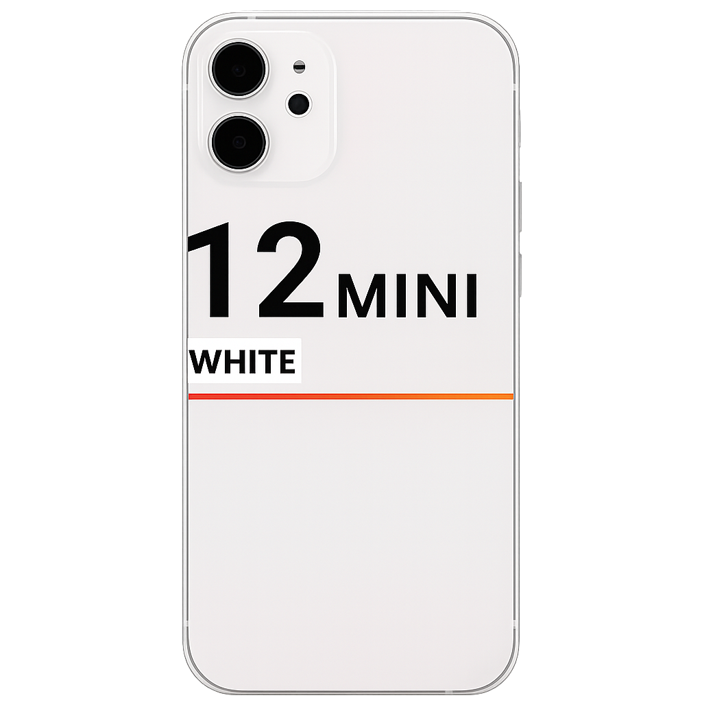 Back Glass Compatible For Apple iPhone 12 Mini (Pull) (White)