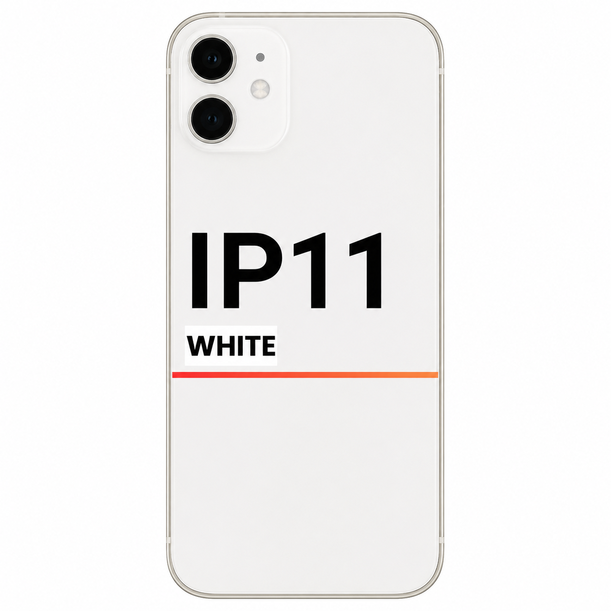Back Glass Compatible For Apple iPhone 11 (Pull) (White)