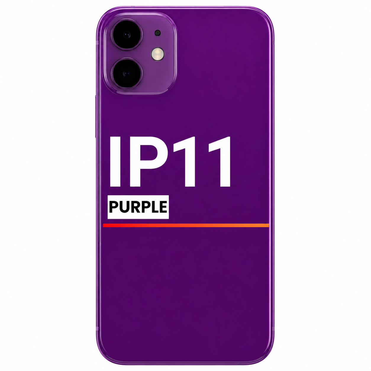 Back Glass Compatible For Apple iPhone 11 (Pull) (Purple)