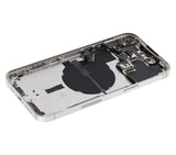 Back Housing W/ Small Parts For iPhone 14 Pro Max (US Version) (Pull) (Silver)