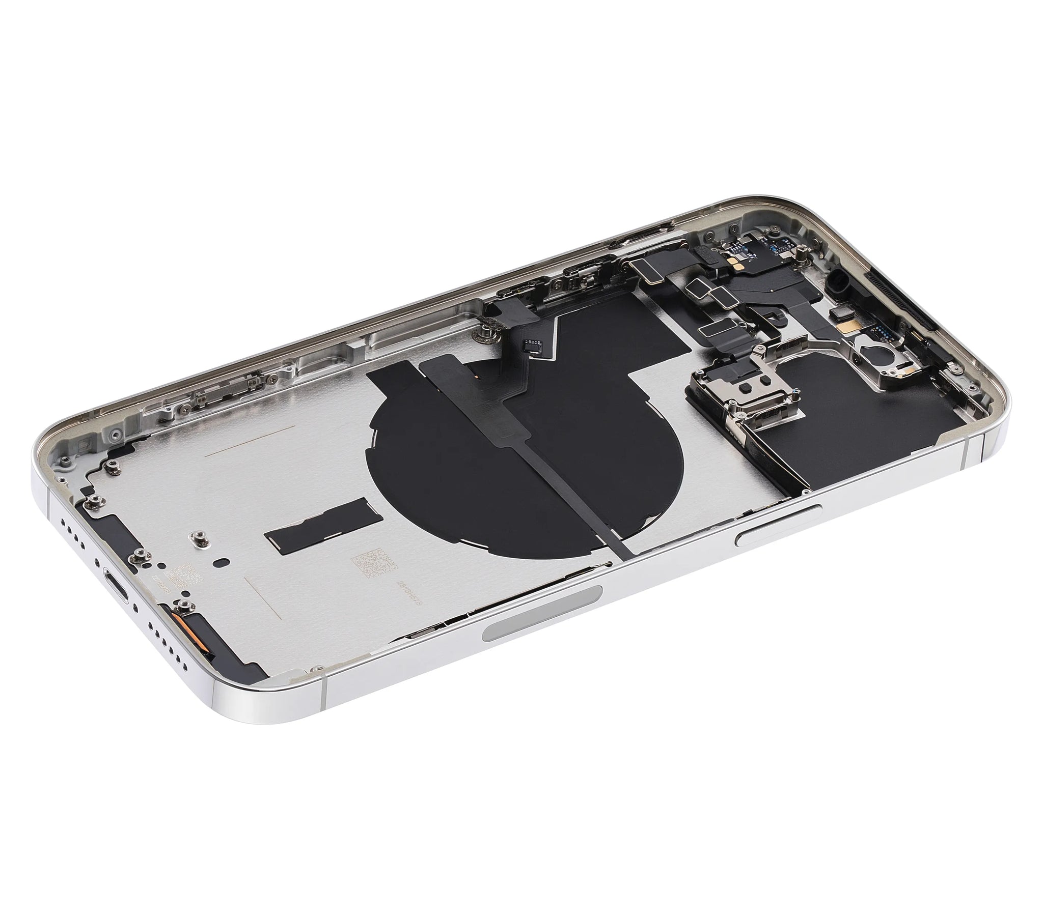 Back Housing W/ Small Parts For iPhone 14 Pro Max (US Version) (Pull) (Silver)