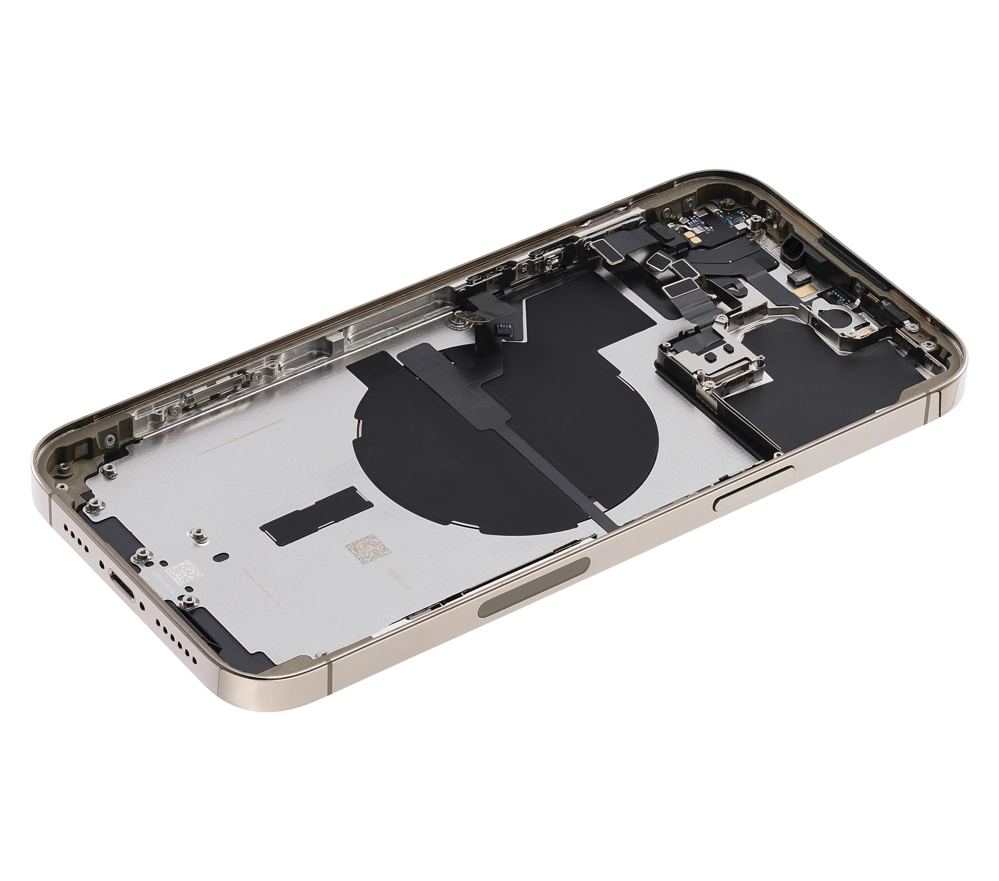 Back Housing W/ Small Parts For iPhone 14 Pro Max (US Version) (Pull) (Gold)