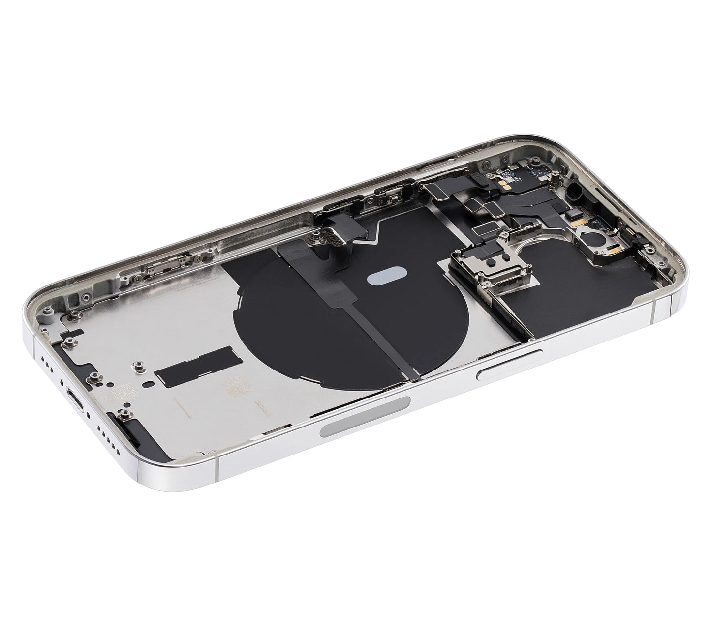 Back Housing W/ Small Parts For iPhone 14 Pro (US Version) (Pull) (Silver)