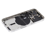 Back Housing W/ Small Parts For iPhone 14 Pro (US Version) (Pull) (Silver)