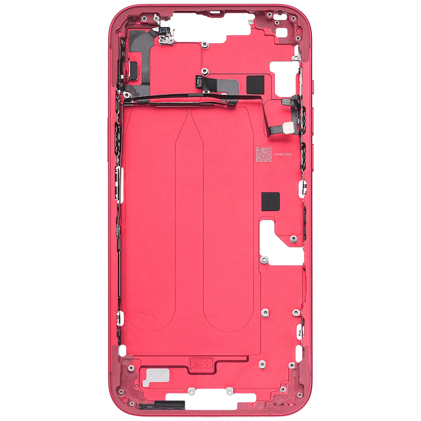 Mid-Frame Housing W/ Small Parts For iPhone 14 Plus (US Version) (Pull) (Red)