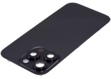 Back Glass w/ MagSafe Magnet & NFC & Flashlight Flex For iPhone 16 Pro (Pull) (Black Titanium)