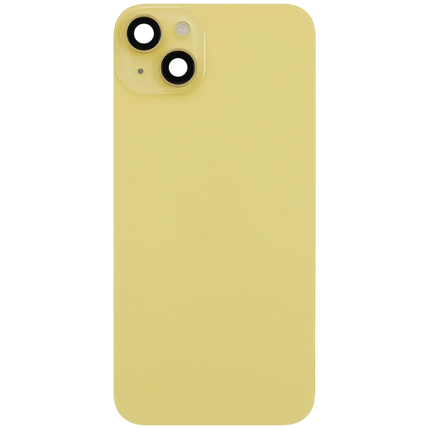 Back Glass w/ MagSafe Magnet & NFC & Flashlight Flex For iPhone 14 Plus (Pull) (Yellow)