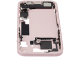 Mid-Frame Housing W/ Charging Port Flex & Small Parts For iPhone 15 (EU / Global Version) (Pull) (Pink)