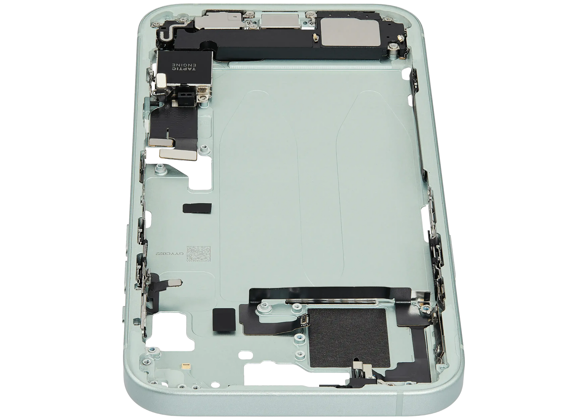 Mid-Frame Housing W/ Charging Port Flex & Small Parts For iPhone 15 Plus (EU / Global Version) (Pull) (Green)