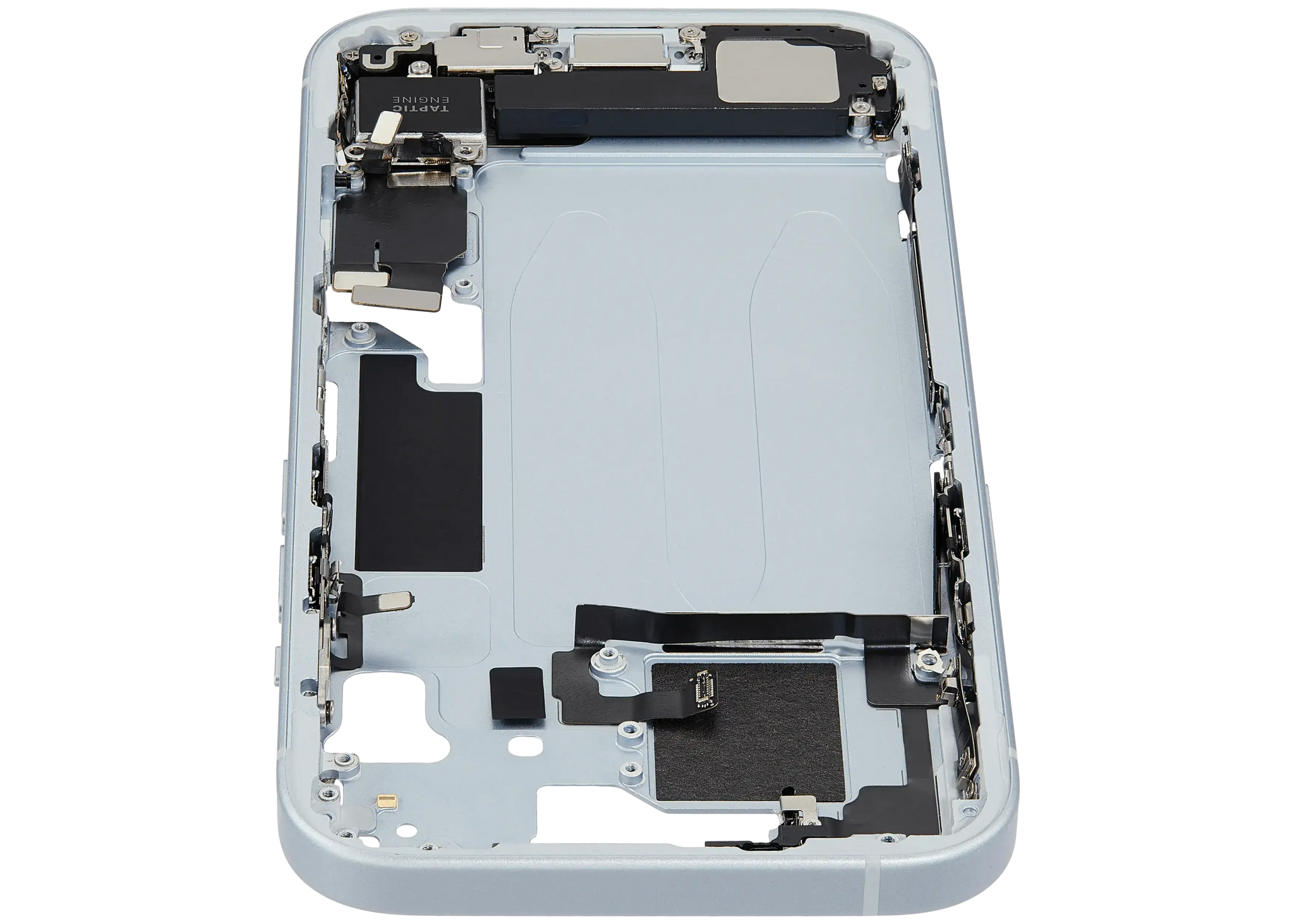 Mid-Frame Housing W/ Charging Port Flex & Small Parts For iPhone 15 (EU / Global Version) (Pull) (Blue)