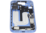 Mid-Frame Housing W/ Charging Port Flex & Small Parts For iPhone 16 (EU / Global Version) (Pull) (Ultramarine)