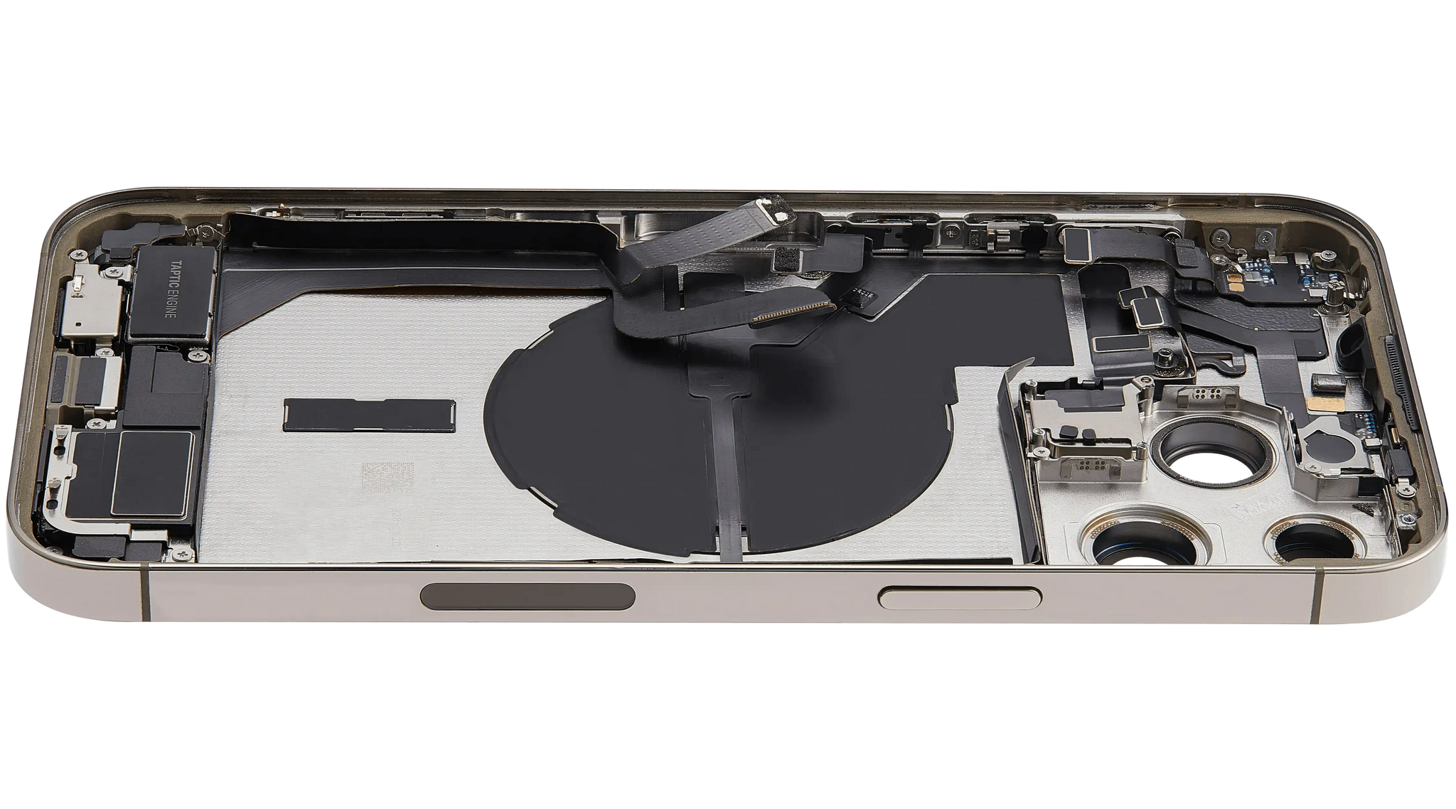 Back Housing W/ Charging Port Flex & Small Parts For iPhone 14 Pro Max (US Version) (Pull) (Gold)
