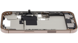 Mid-Frame Housing W/ Charging Port Flex & Small Parts For iPhone 16 Pro (EU / Global Version) (Pull) (Desert Titanium)