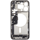 Mid-Frame Housing W/ Charging Port Flex & Small Parts For iPhone 15 Pro Max (EU / Global Version) (Pull) (Natural Titanium)