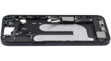 Mid-Frame Housing W/ Charging Port Flex & Small Parts For iPhone 16 Plus (US Version) (Pull) (Black)