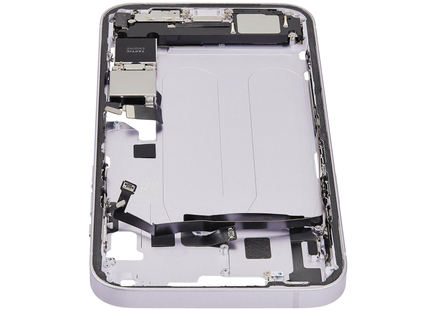 Mid-Frame Housing W/ Charging Port Flex & Small Parts For iPhone 14 Plus (US Version) (Pull) (Purple)