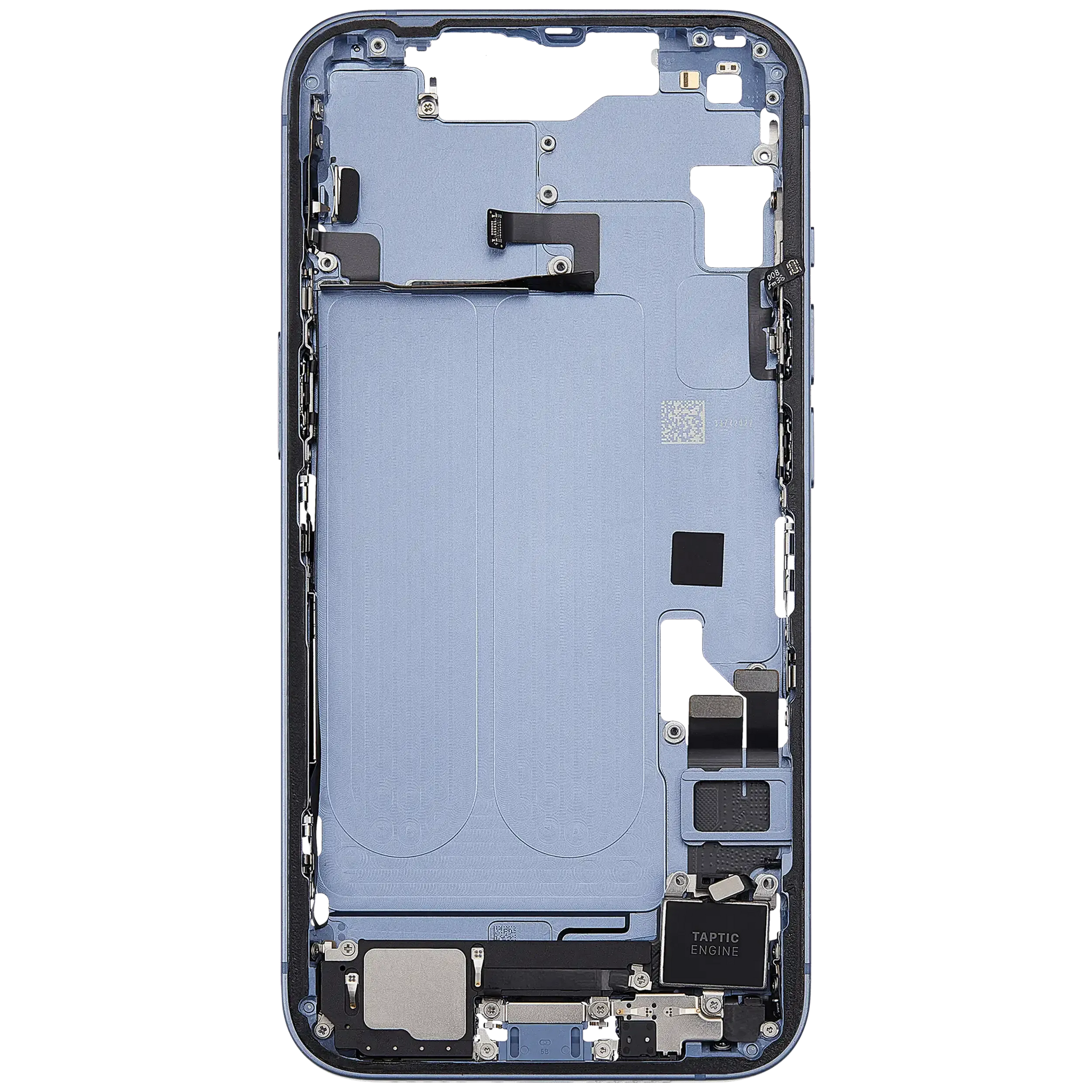 Mid-Frame Housing W/ Small Parts For iPhone 14 (EU / Global Version) (Pull) (Blue)