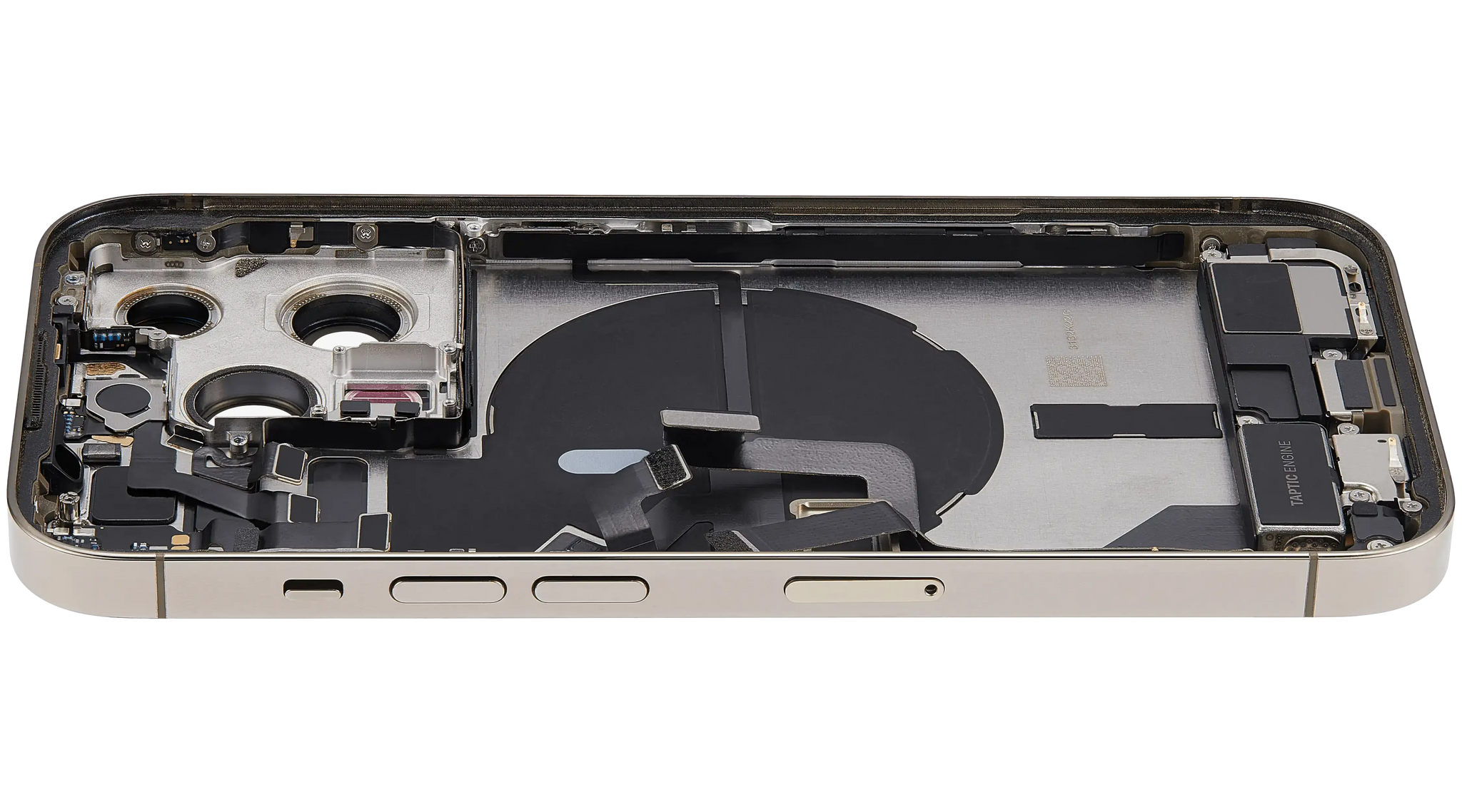 Back Housing W/ Charging Port Flex & Small Parts For iPhone 14 Pro (EU / Global Version) (Pull) (Gold)
