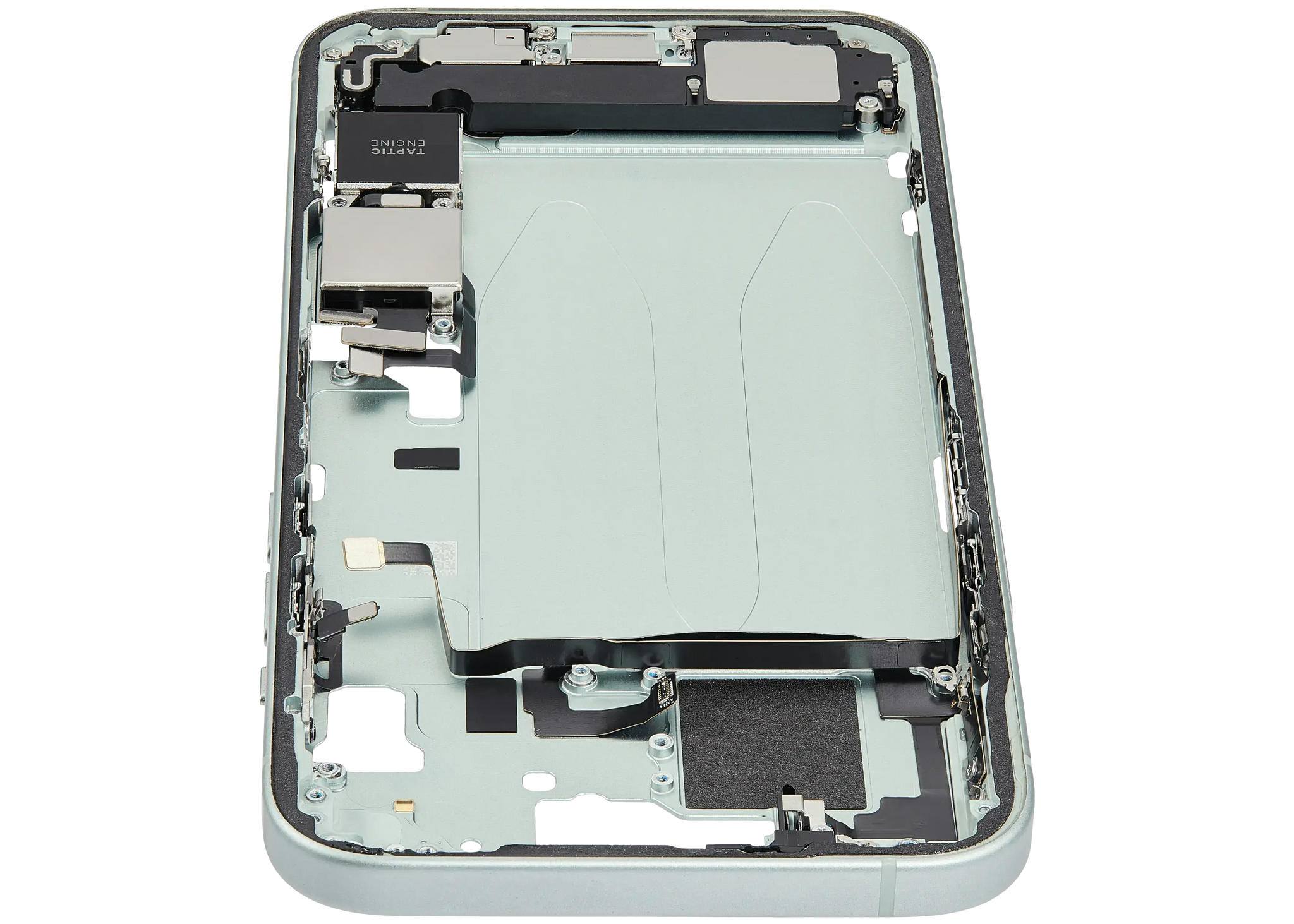 Mid-Frame Housing W/ Charging Port Flex & Small Parts For iPhone 15 Plus (US Version) (Pull) (Green)