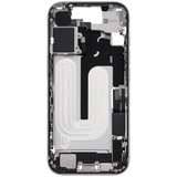 Mid-Frame Housing W/ Charging Port Flex & Small Parts For iPhone 17 (US Version) (Pull) (White)