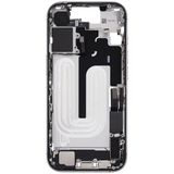 Mid-Frame Housing W/ Charging Port Flex & Small Parts For iPhone 17 (EU / Global Version) (Pull) (White)