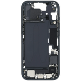 Mid-Frame Housing W/ Charging Port Flex & Small Parts For iPhone 15 (US Version) (Pull) (Black)
