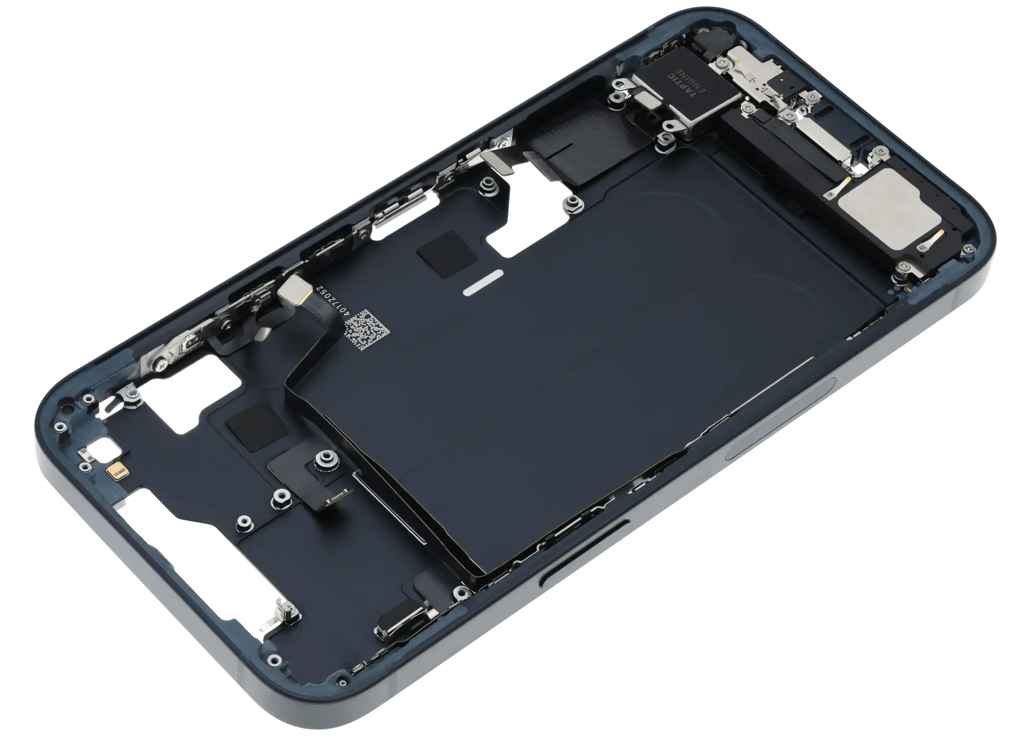 Mid-Frame Housing W/ Charging Port Flex & Small Parts For iPhone 14 (US Version) (Pull) (Midnight)
