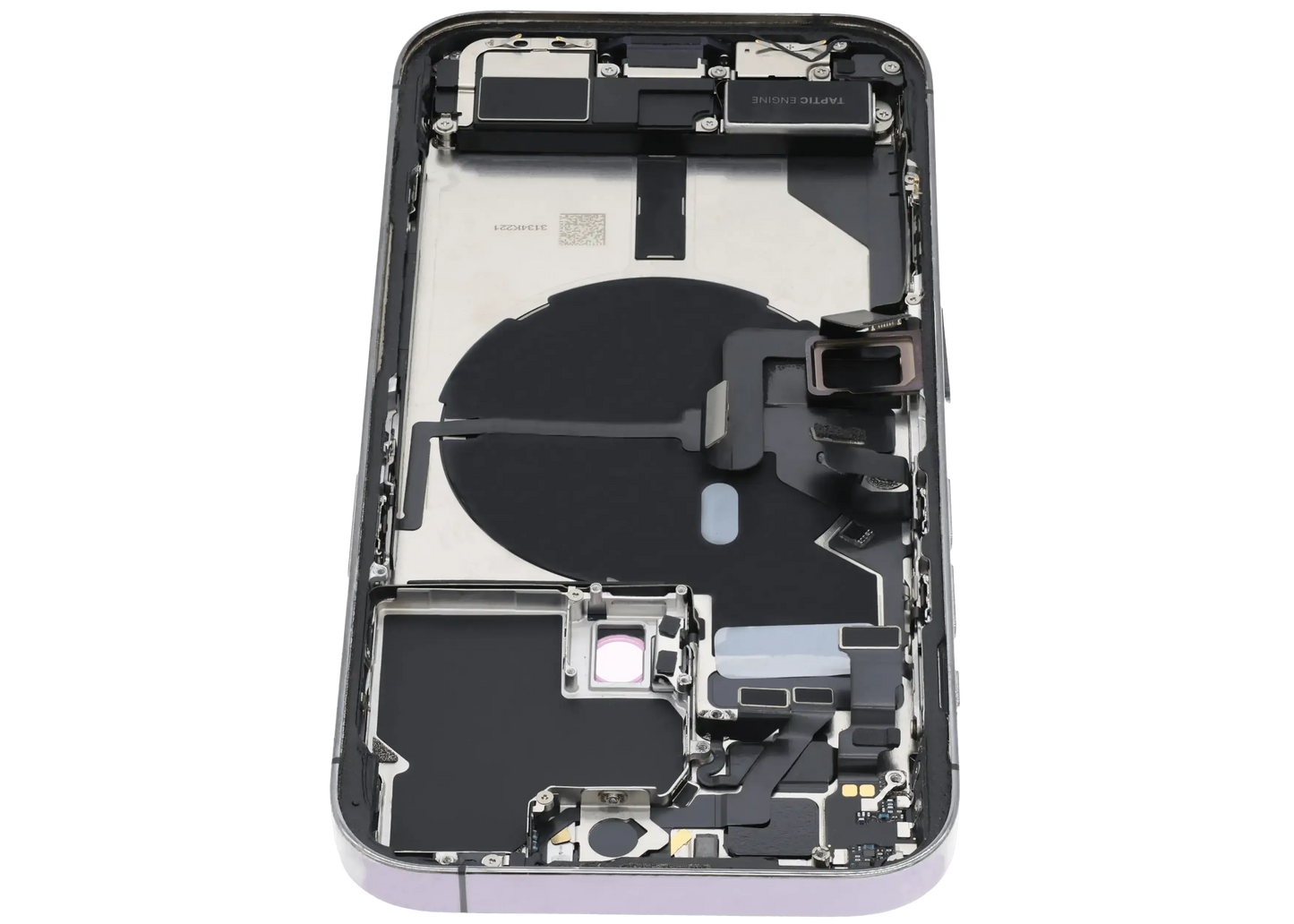 Back Housing W/ Charging Port Flex & Small Parts For iPhone 14 Pro (EU / Global Version) (Pull) (Deep Purple)