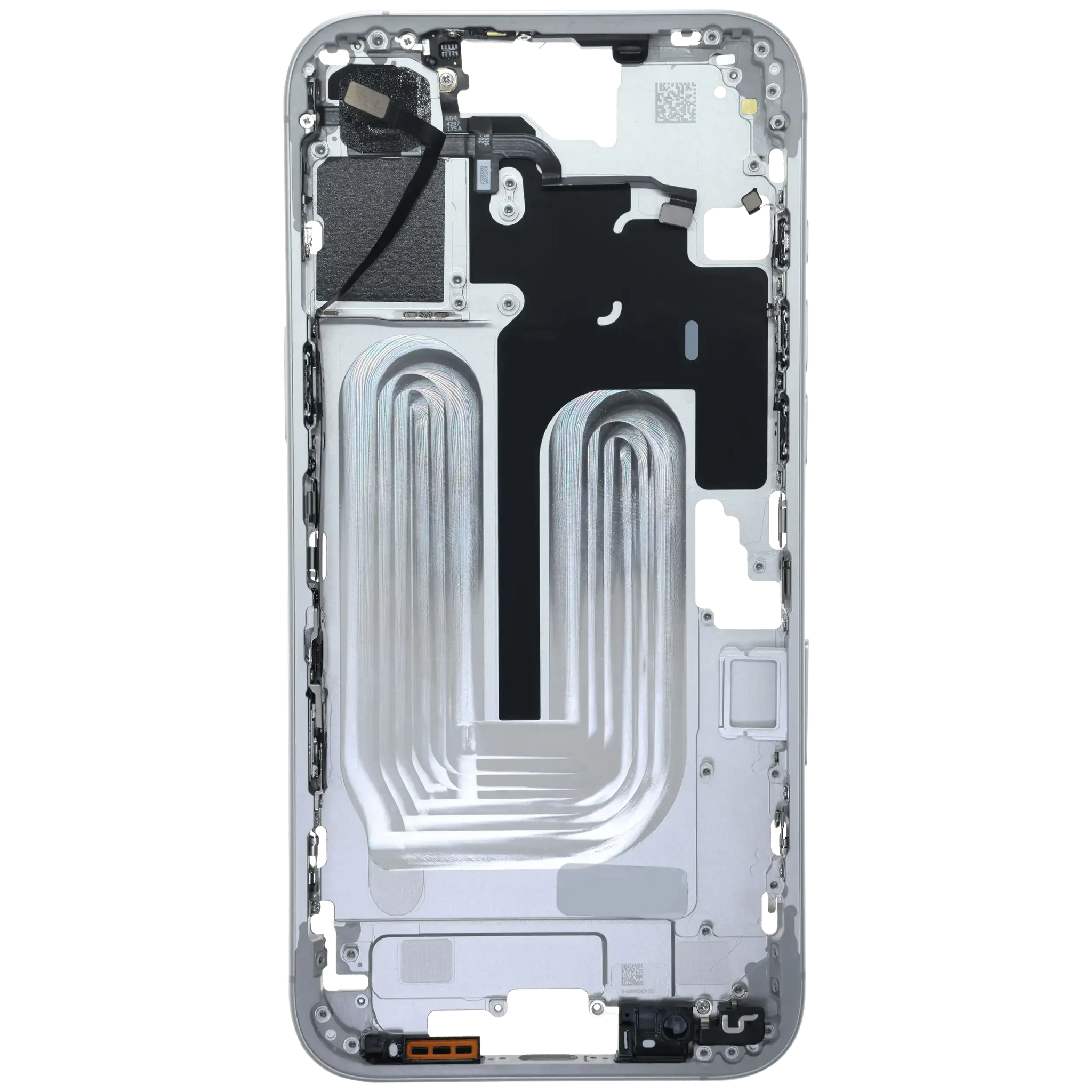 Mid-Frame Housing W/ Small Parts For iPhone 16 Plus (EU / Global Version) (Pull) (White)