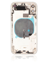 Back Housing W/ Small Components Pre-Installed For iPhone 11 Pro Max (Pull) (Silver)