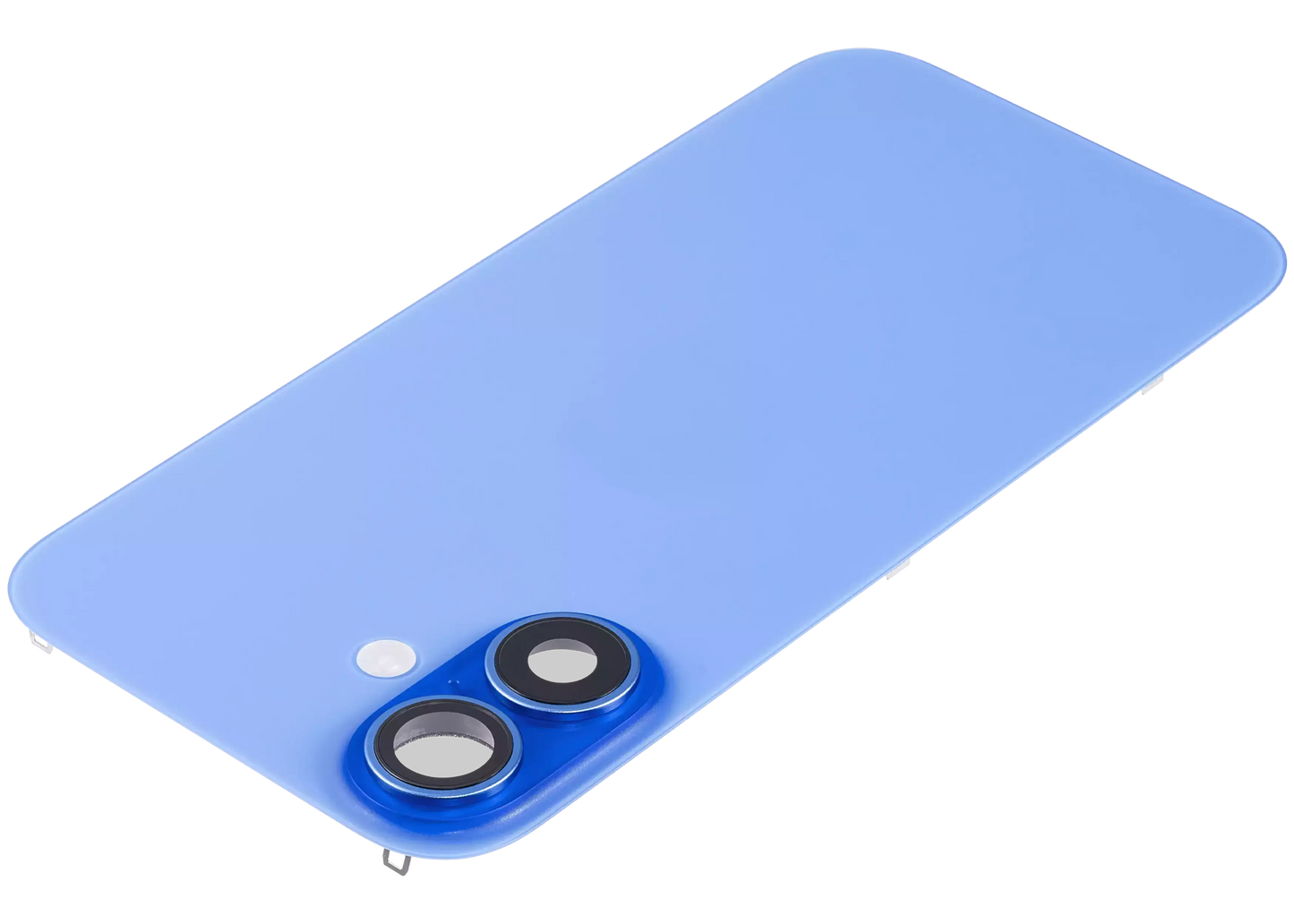 Back Glass w/ MagSafe Magnet & NFC & Flashlight Flex For iPhone 16 Plus (Pull) (Ultramarine)