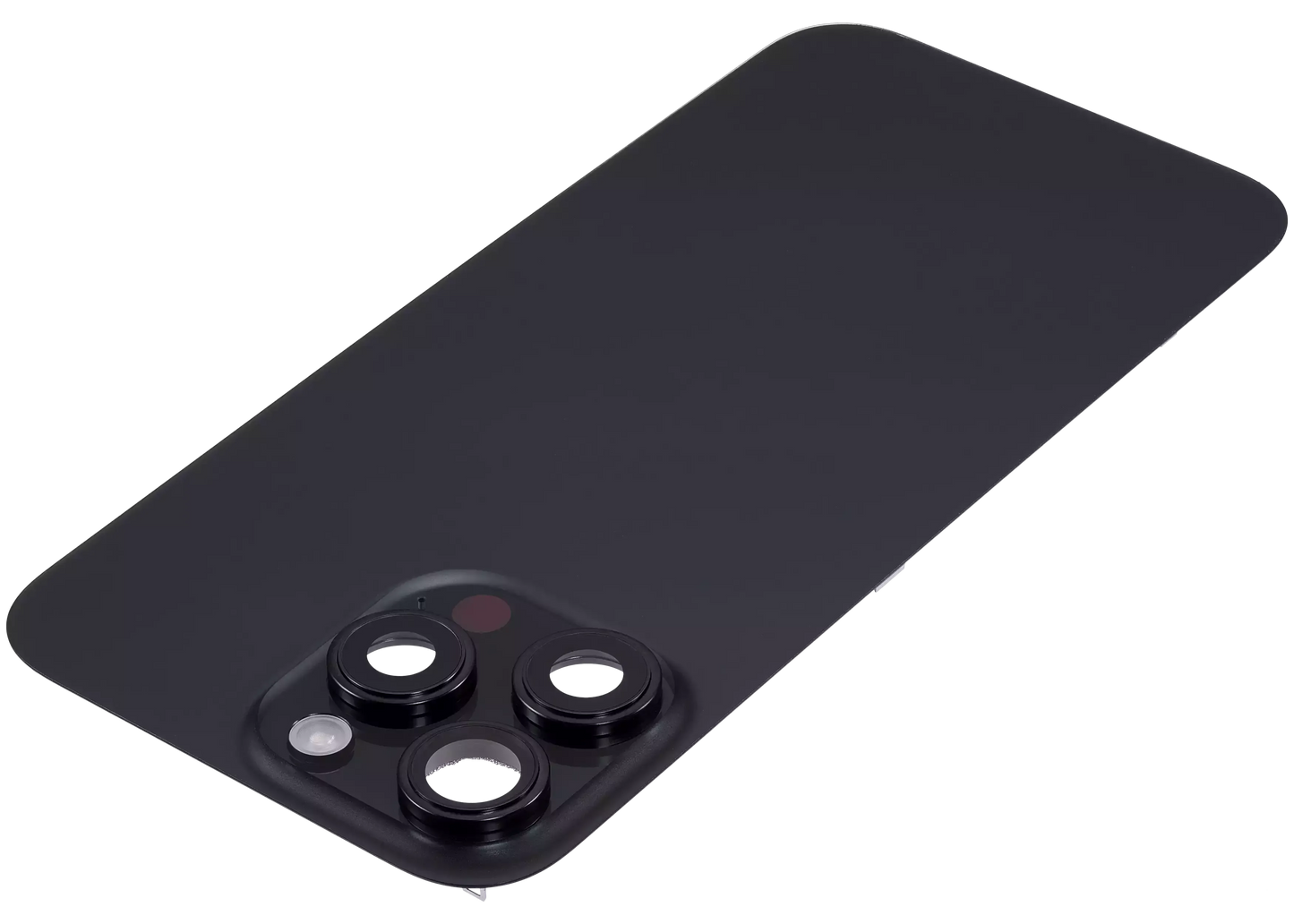 Back Glass w/ MagSafe Magnet & NFC & Flashlight Flex For iPhone 16 Pro Max (Used OEM Pull: Grade A) (Black Titanium)