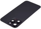 Back Glass w/ MagSafe Magnet & NFC & Flashlight Flex For iPhone 16 Pro Max (Used OEM Pull: Grade A) (Black Titanium)