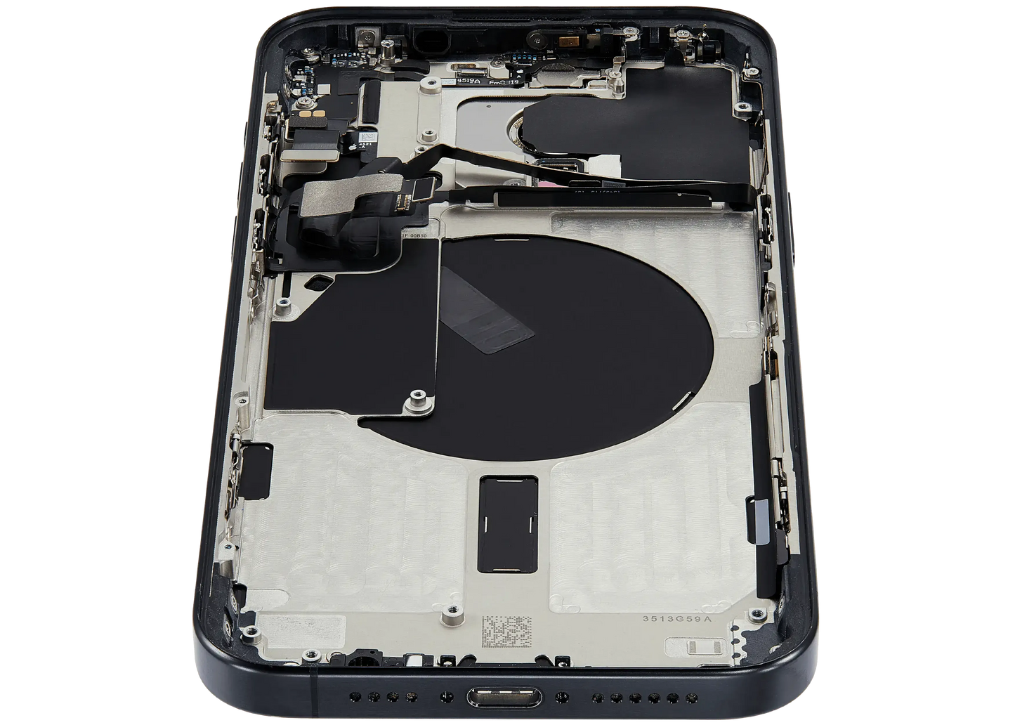 Back Housing W/ Small Parts For iPhone 15 Pro Max (US Version) (Pull) (Black Titanium)