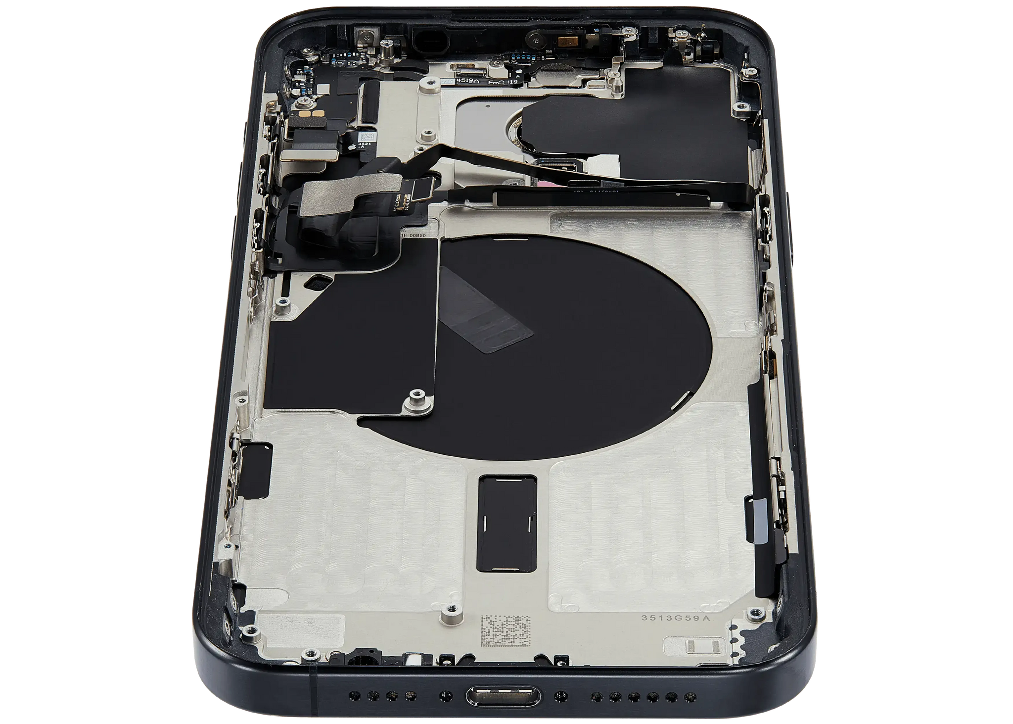 Back Housing W/ Small Parts For iPhone 15 Pro Max (US Version) (Pull) (Black Titanium)