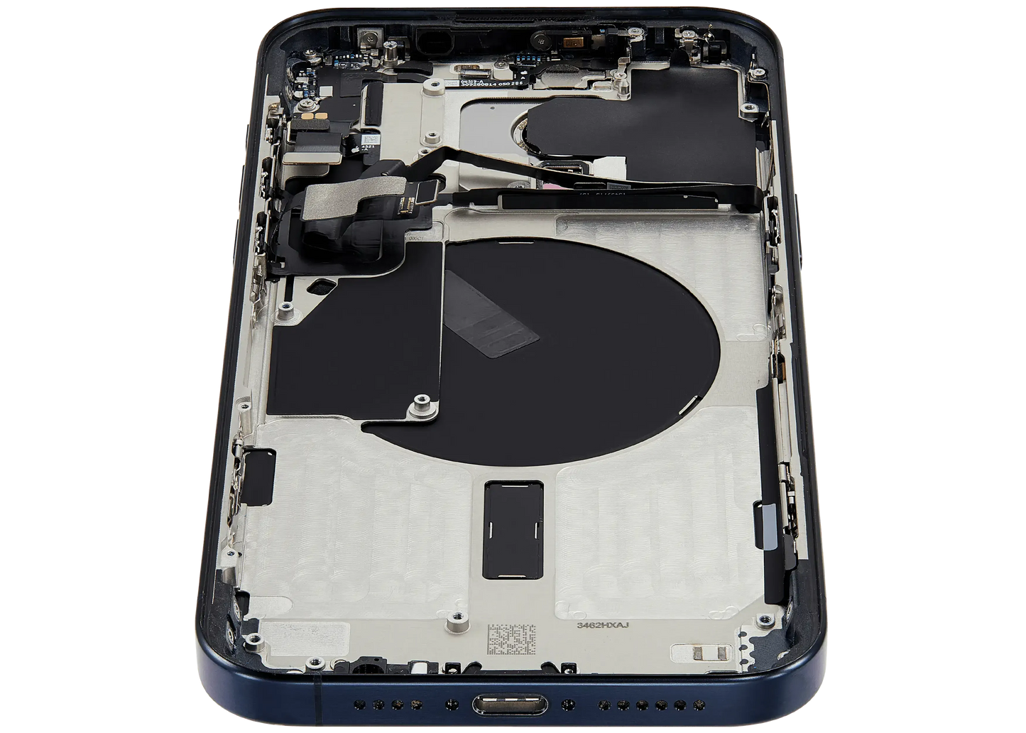 Back Housing W/ Small Parts For iPhone 15 Pro Max (US Version) (Pull) (Blue Titanium)