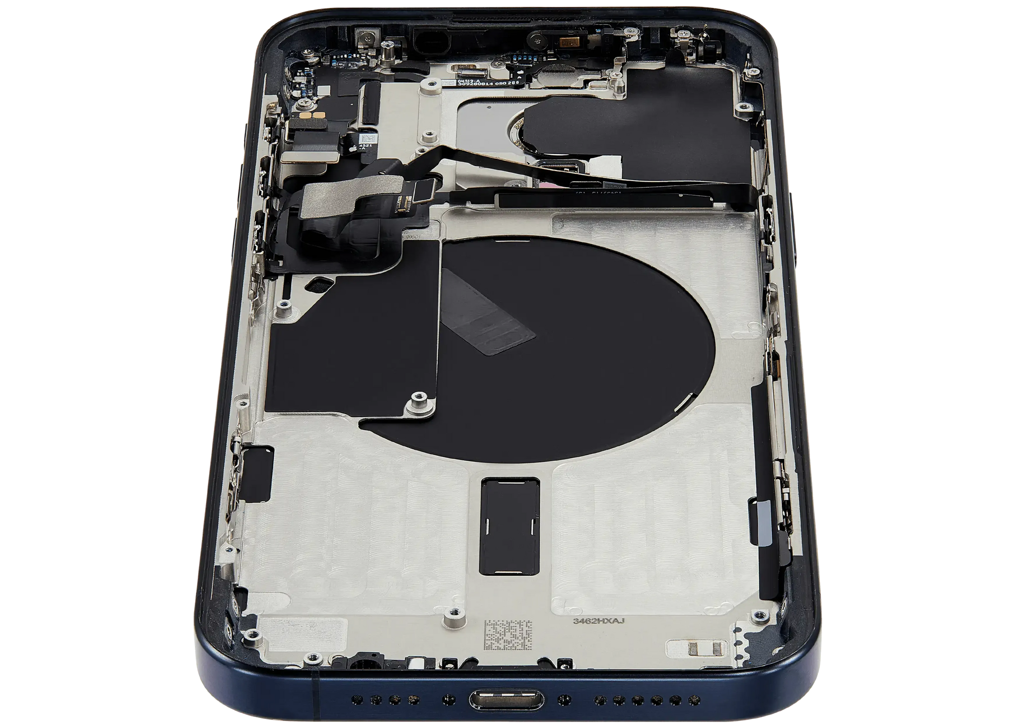 Back Housing W/ Small Parts For iPhone 15 Pro Max (US Version) (Pull) (Blue Titanium)