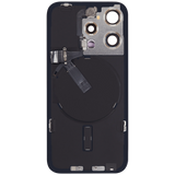 Back Glass w/ MagSafe Magnet & NFC & Flashlight Flex For iPhone 15 Pro (Pull) (Black Titanium)