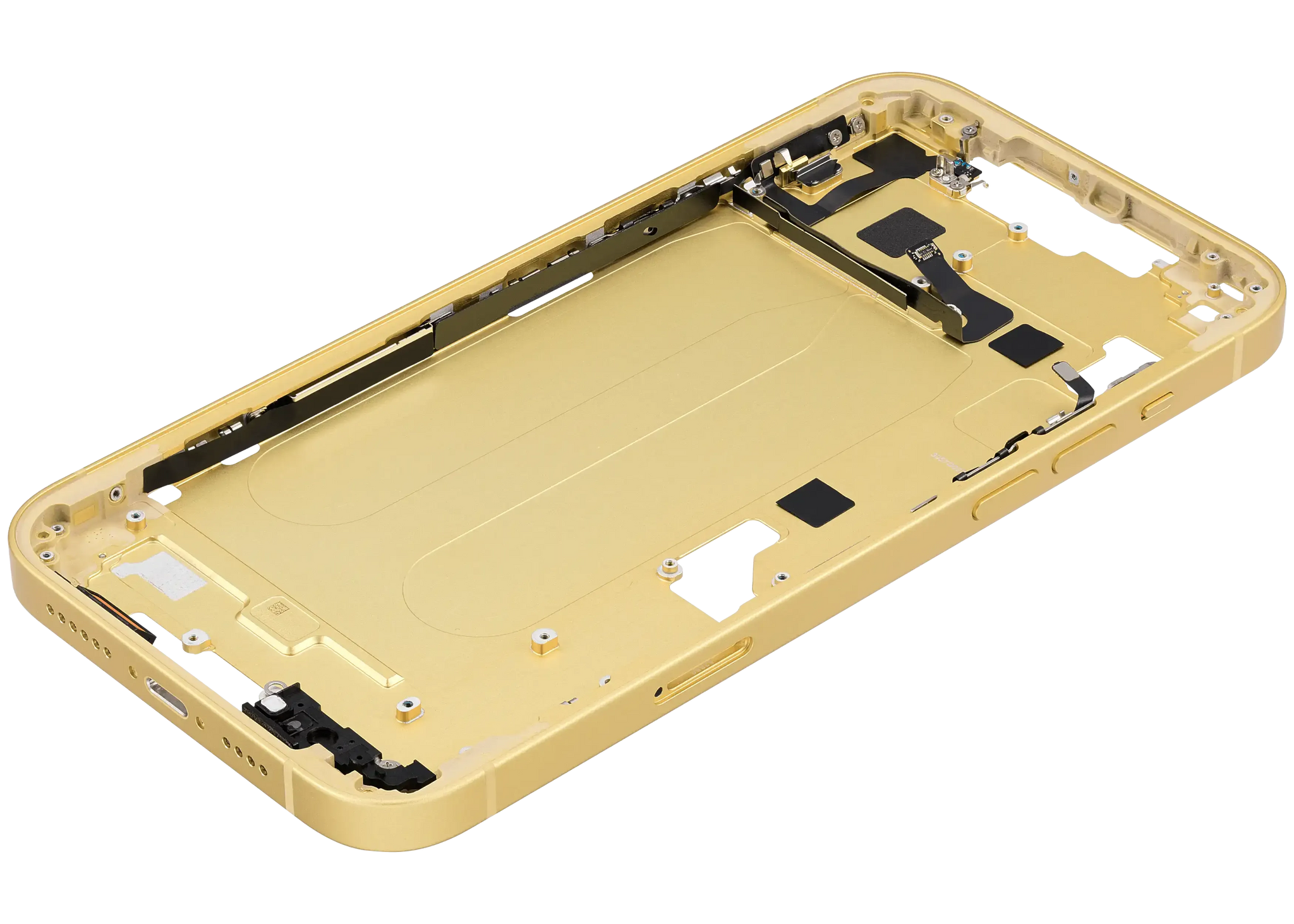 Mid-Frame Housing W/ Small Parts For iPhone 14 Plus (EU / Global Version) (Pull) (Yellow)