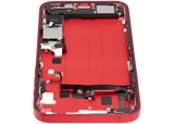 Mid-Frame Housing W/ Charging Port Flex & Small Parts For iPhone 14 Plus (US Version) (Pull) (Red)