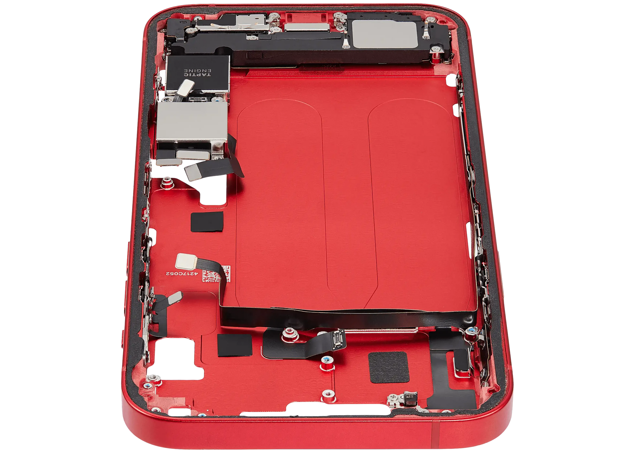 Mid-Frame Housing W/ Charging Port Flex & Small Parts For iPhone 14 Plus (US Version) (Pull) (Red)