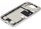 Mid-Frame Housing W/ Charging Port Flex & Small Parts For iPhone 16 Pro (US Version) (Pull) (White Titanium)
