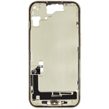 Mid-Frame Housing W/ Charging Port Flex & Small Parts For iPhone 15 (US Version) (Pull) (Yellow)