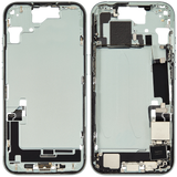 Mid-Frame Housing W/ Charging Port Flex & Small Parts For iPhone 15 (US Version) (Pull) (Green)