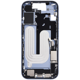 Mid-Frame Housing W/ Charging Port Flex & Small Parts For iPhone 17 (US Version) (Pull) (Mist Blue)