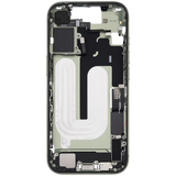 Mid-Frame Housing W/ Charging Port Flex & Small Parts For iPhone 17 (EU / Global Version) (Pull) (Sage)