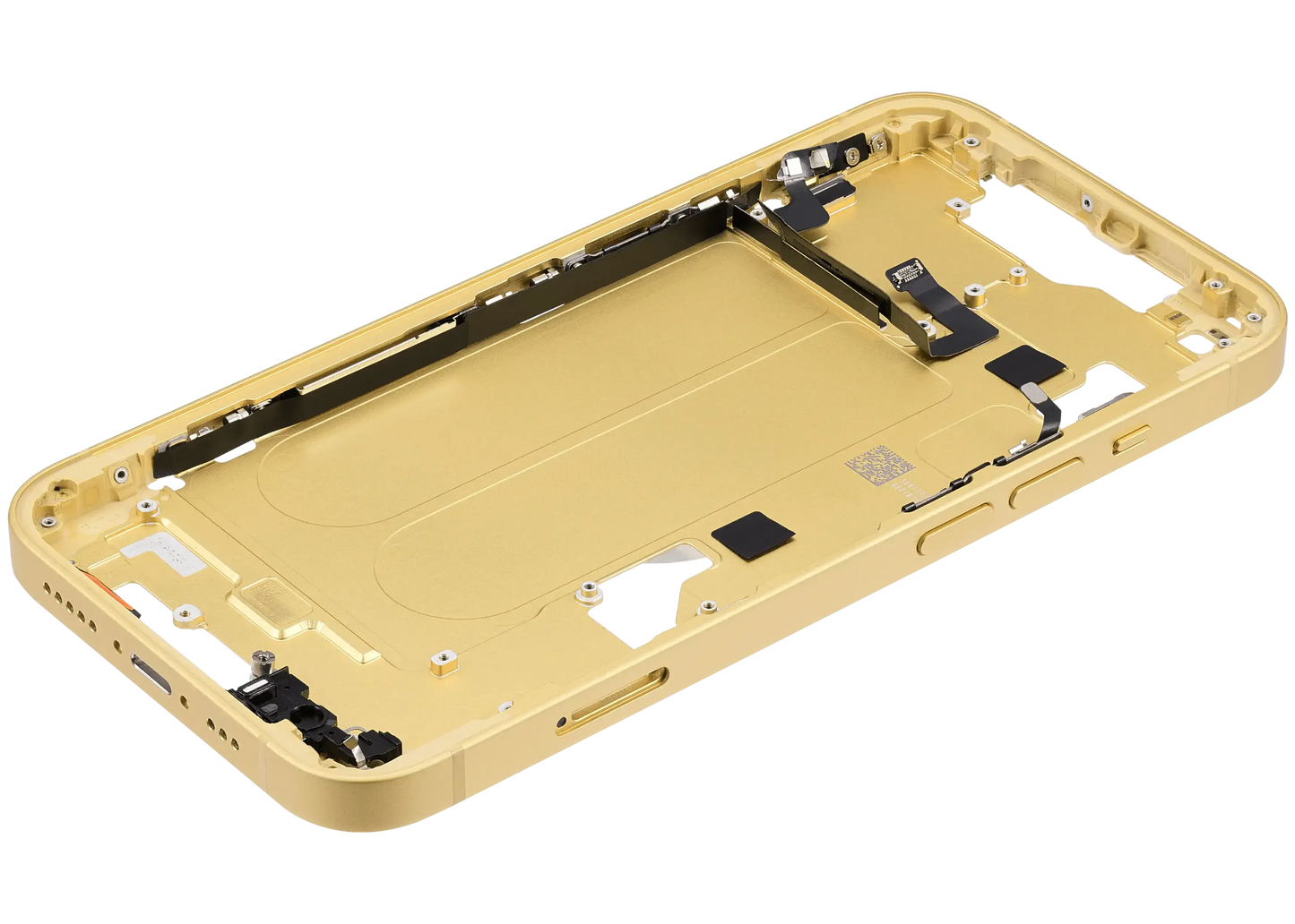 Mid-Frame Housing W/ Small Parts For iPhone 14 (EU / Global Version) (Pull) (Yellow)